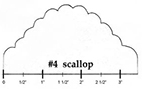 #4 scallop size